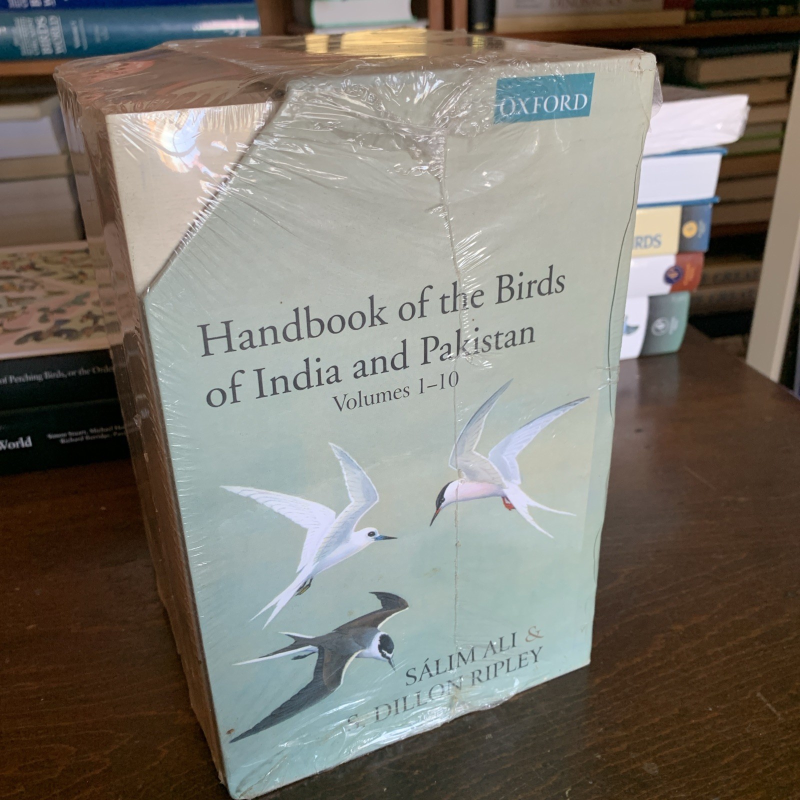 Handbook of the Birds of India and Pakistan Ripley Ali 10 Vol Box Set SEALED