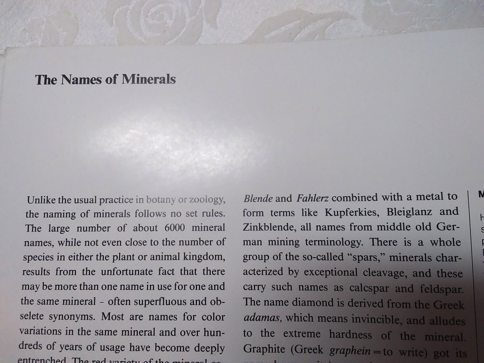 Rock identification book The Magic of Minerals 110 photos color large 196 pgs hb