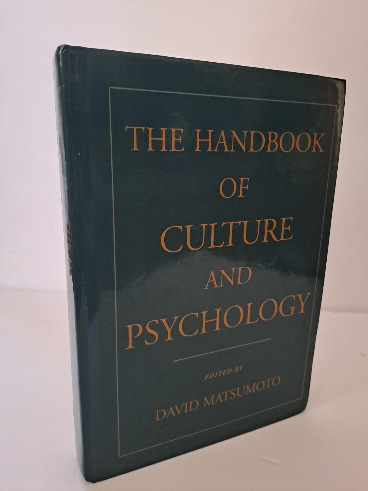 Handbook of Culture and Psychology by David Matsumoto (2001, Hardcover)