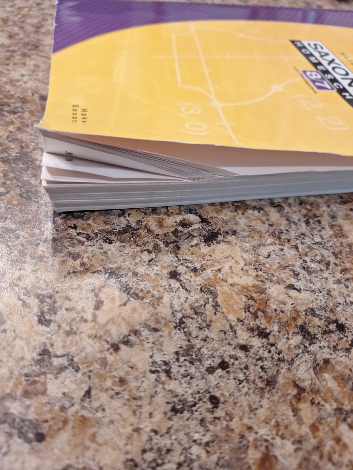 Saxon Math Homeschool 8/7 with Prealgebra Solutions Manual, 2005, No Writing