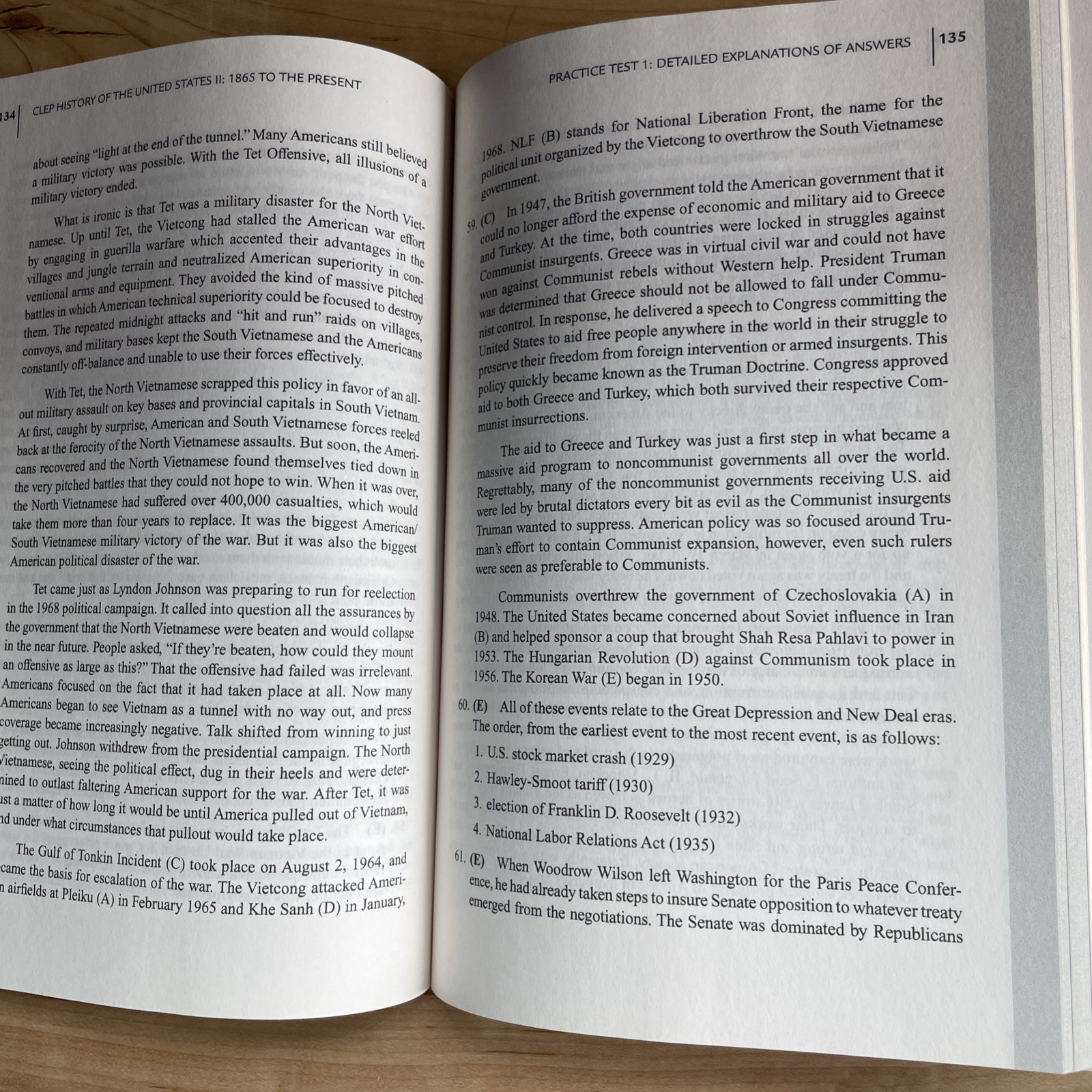 REA CLEP History of the United States 1 (6th ed.) & 2 (2nd ed.)
