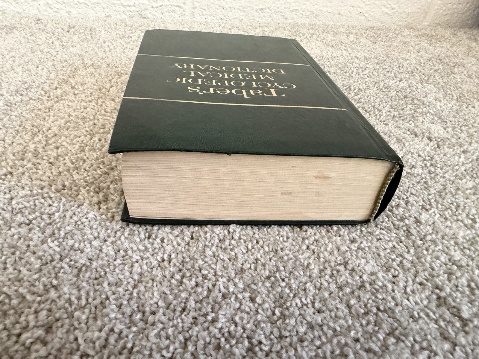 Taber’s Cyclopedic Medical Dictionary – Edition 14 (1981, Hardcover) – Good