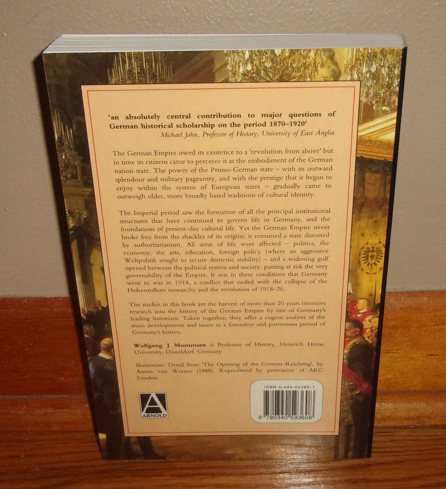 IMPERIAL GERMANY, 1867-1918-Politics, Culture & Society-Mommsen-BRAND NEW 1st!