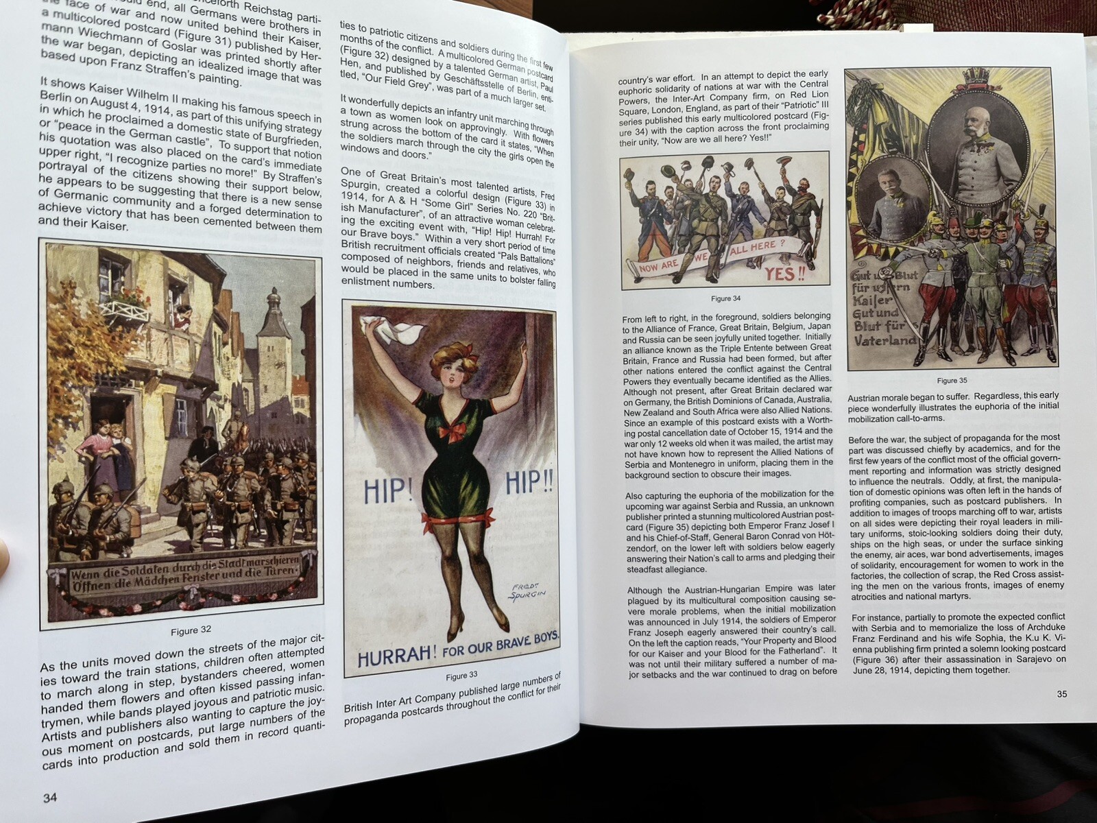 Nazi Germany & Fascist Italy Propaganda Postcards Art Book