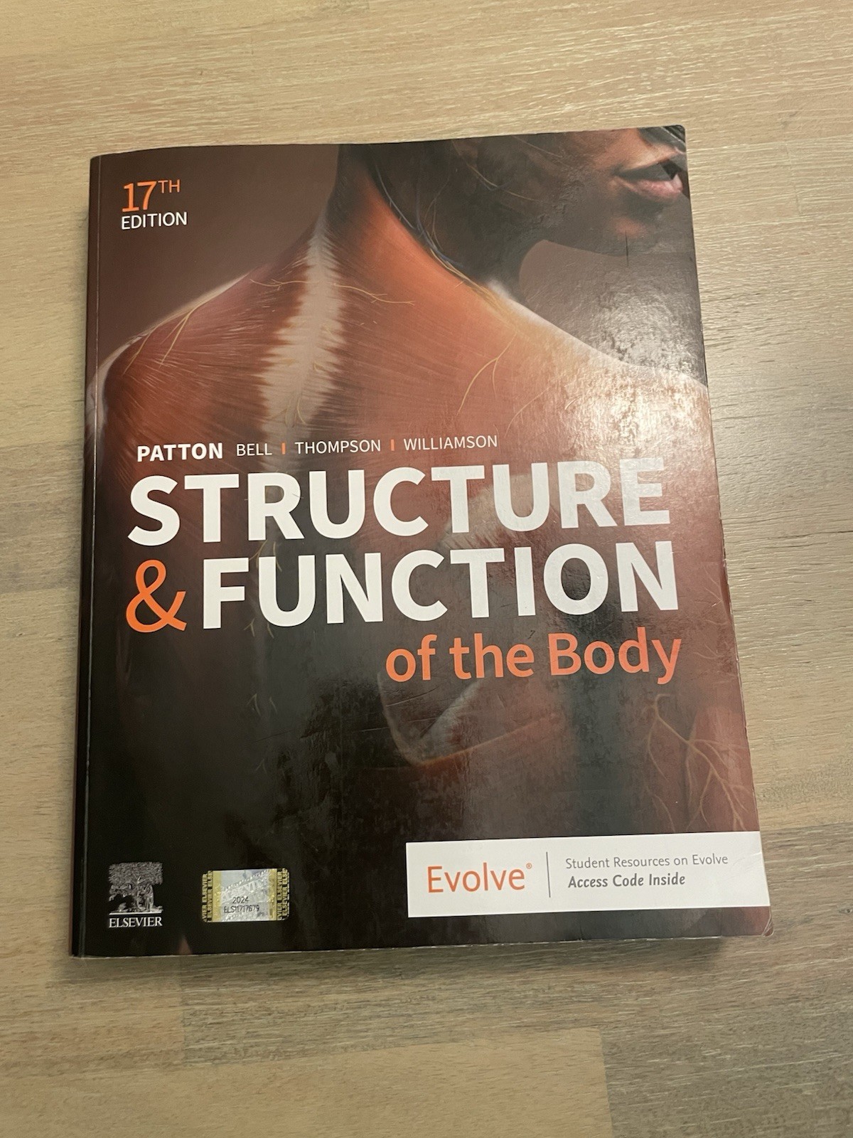 Elsevier Structure & Function of the Body 17th Ed Patton Bell 2024 PB Access Co…