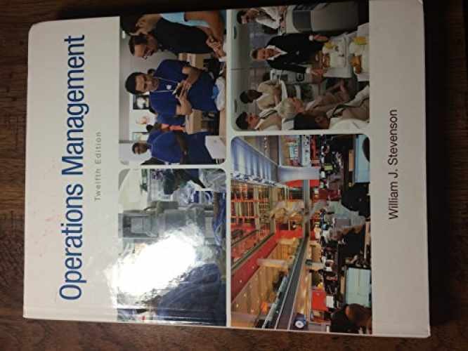 Operations Management – Hardcover, by Stevenson William J – Very Good j