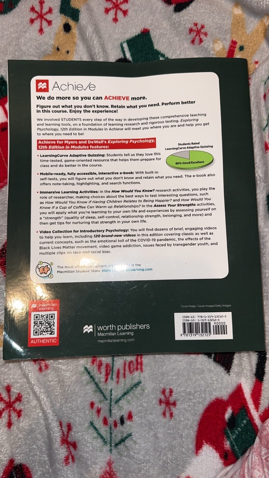 Exploring Psychology 12th Edition Looseleaf 2022 David G. Myers Worth Publishers
