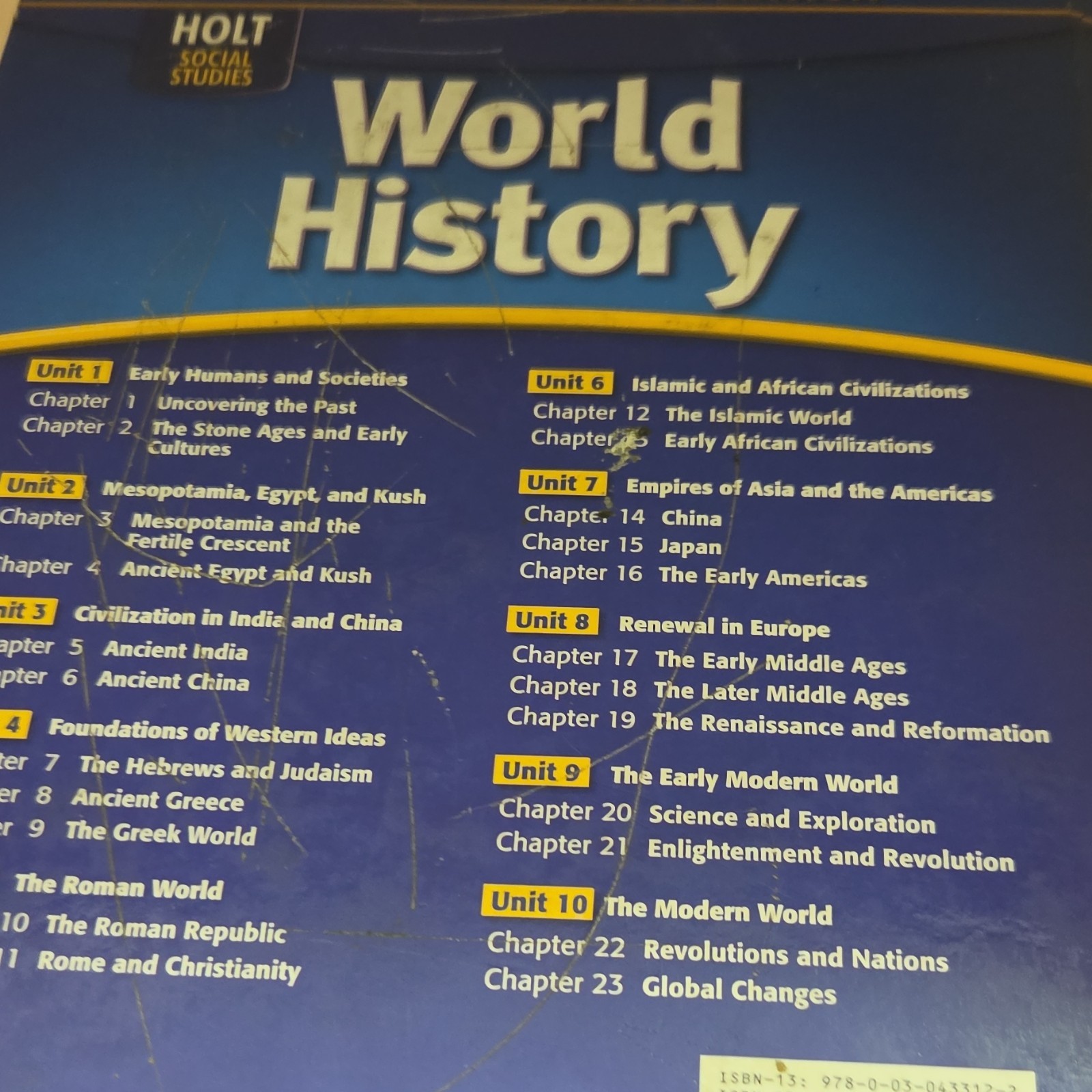 Holt McDougal Holt Social Studies World History Teacher’s Ed Hardcover (2010)