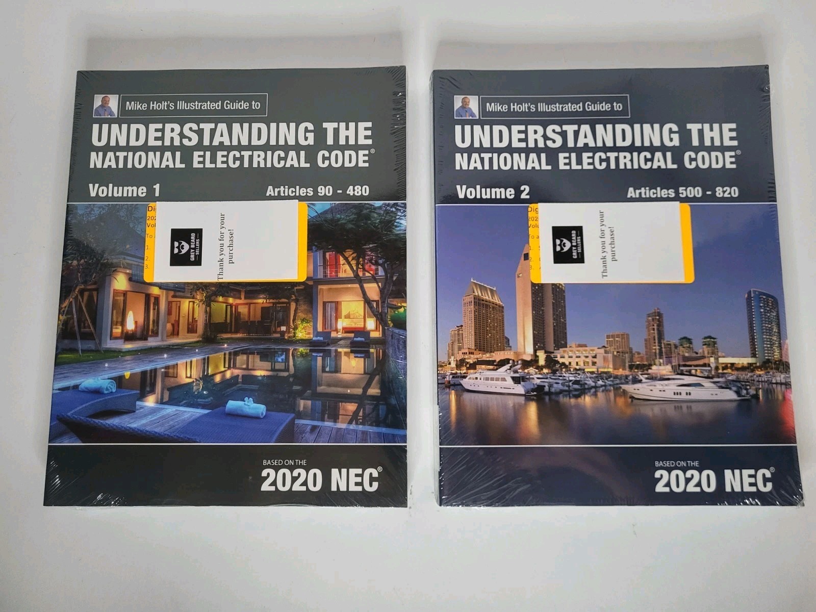 Mike Holt`s Understanding the NEC Vol.1 and 2 textbooks, 2020 NEC