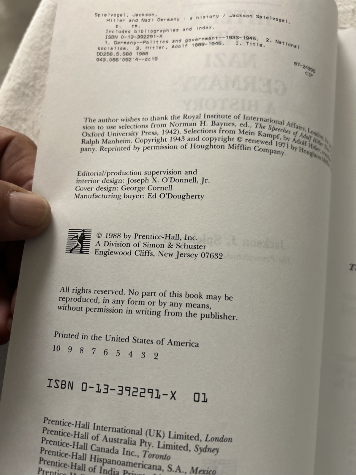Hitler and Nazi Germany: A History by Spielvogel, Jackson P2