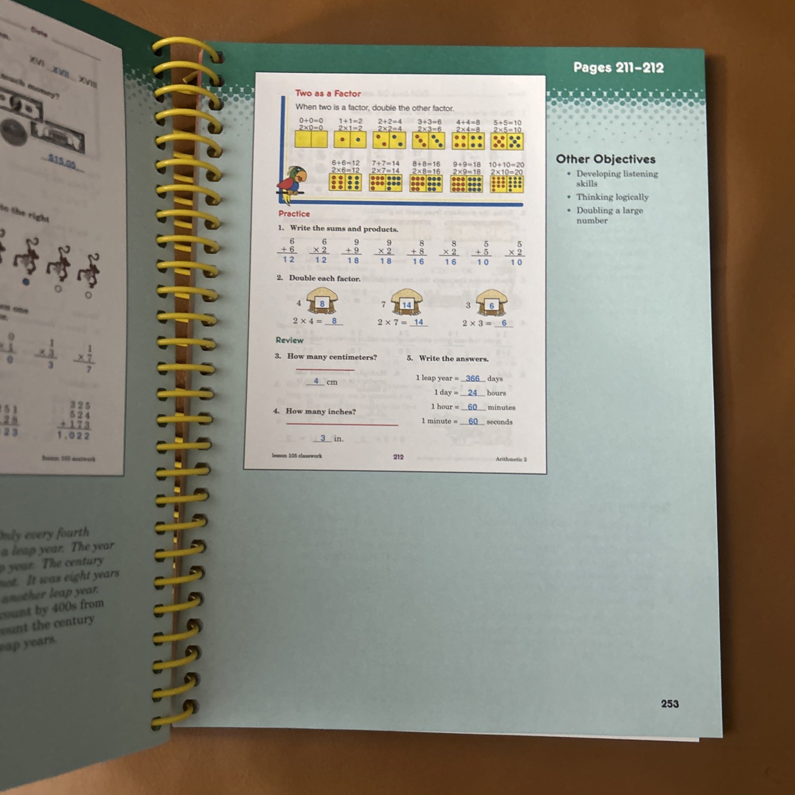Arithmetic 2 Work-text Teacher Edition Abeka ~ A beka Book ~ Unused