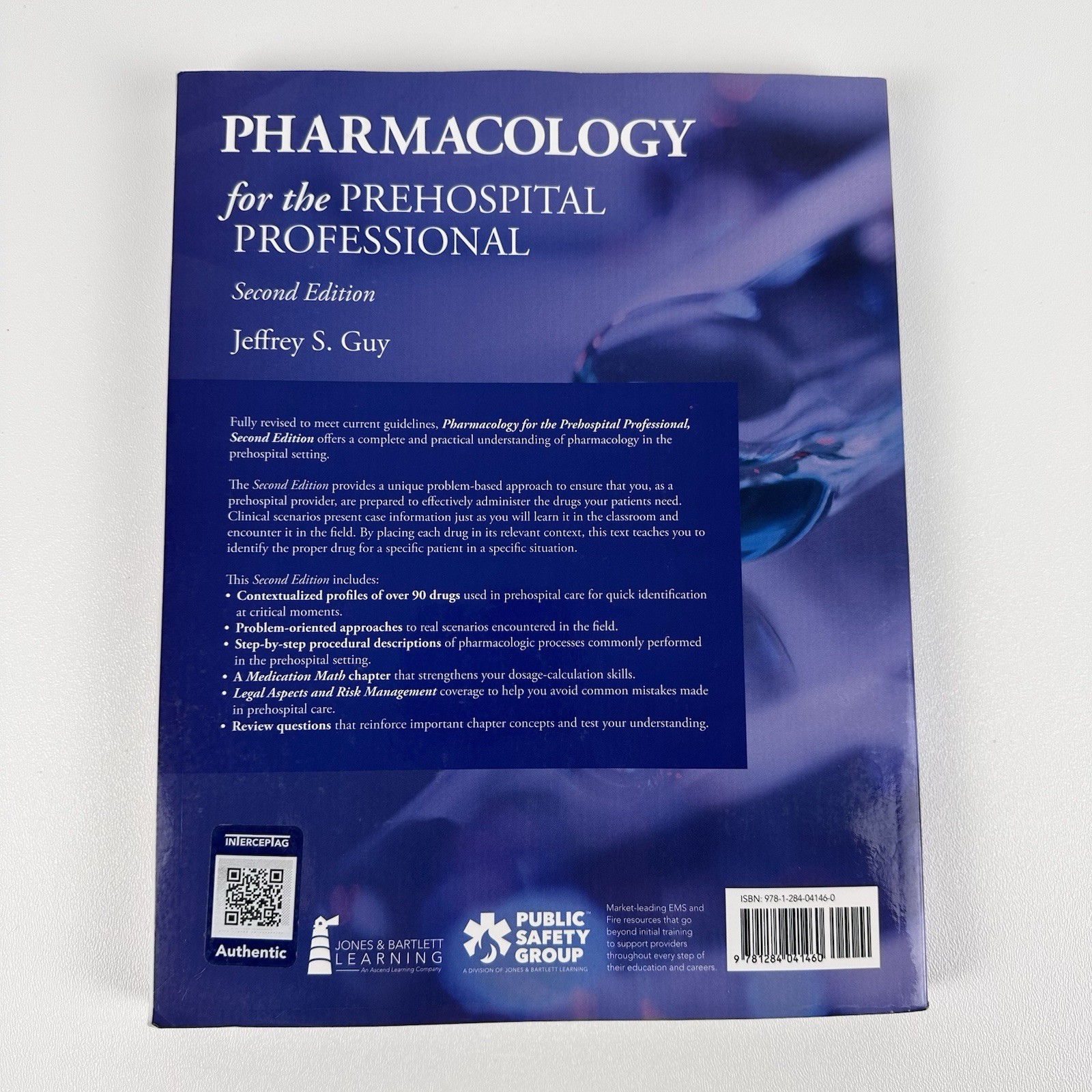 Pharmacology for the Prehospital Professional, Second Edition Paperback Textbook