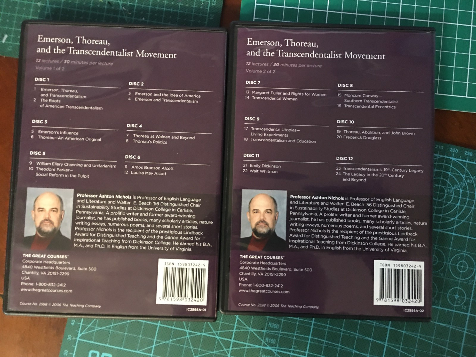 The Great Courses- 6 complete different courses on CD, never been played – NEW