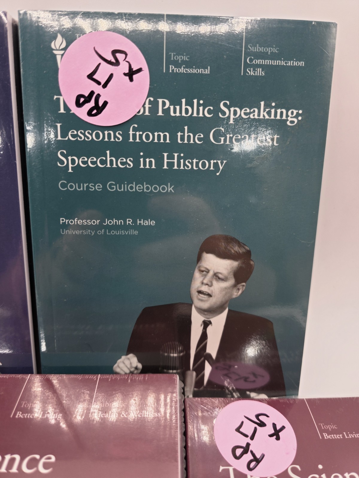 The The Great Courses SEALED NEW Lot Of 4 Speaking, Science Of Healing English
