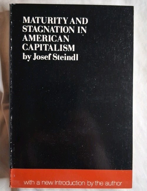 Maturity and Stagnation in American Capitalism Josef Steindl 1976 Paperback