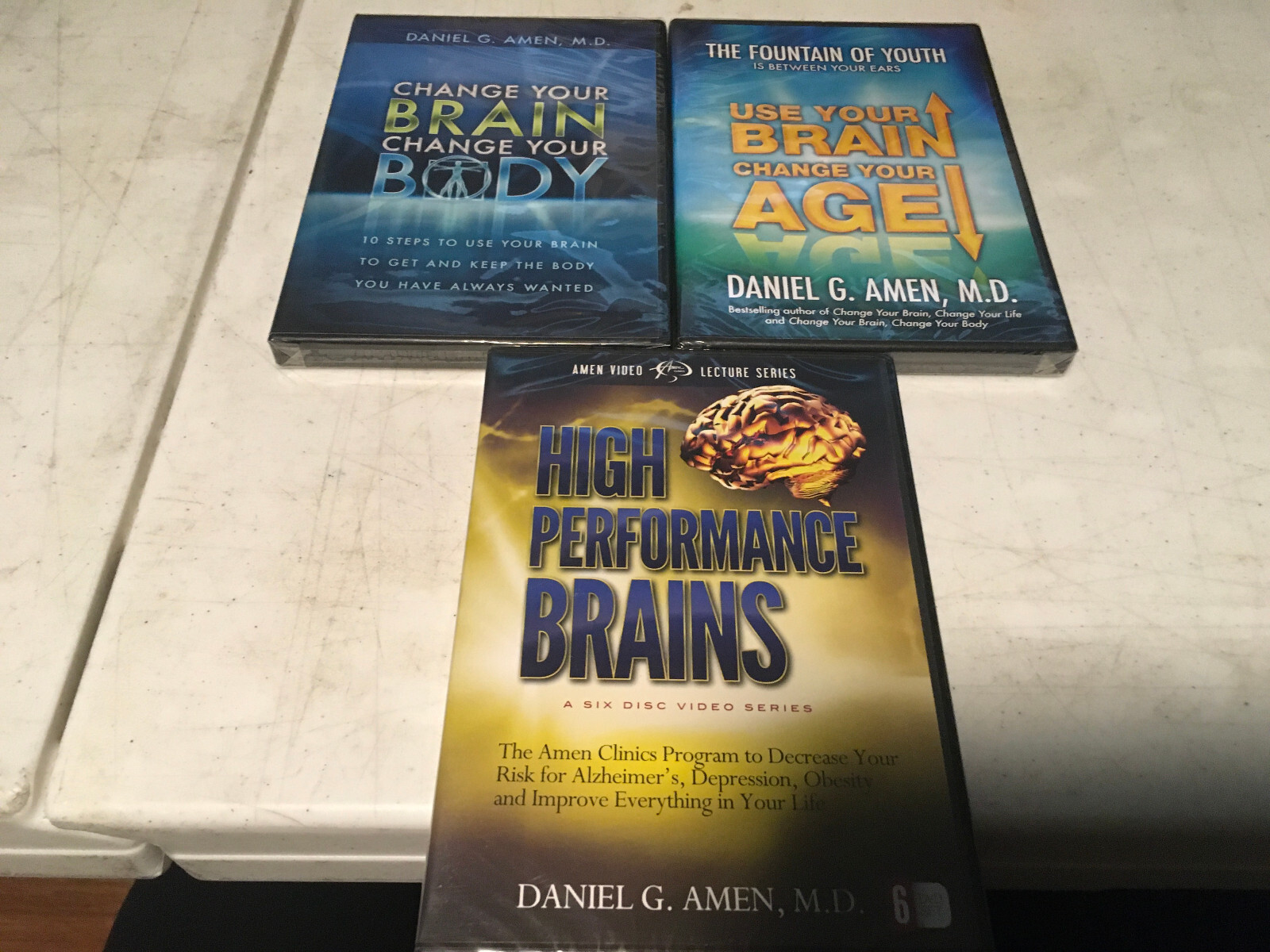 Daniel G Amen MD Lot Of 3 Names Are In Description Below Brand New DVD’S