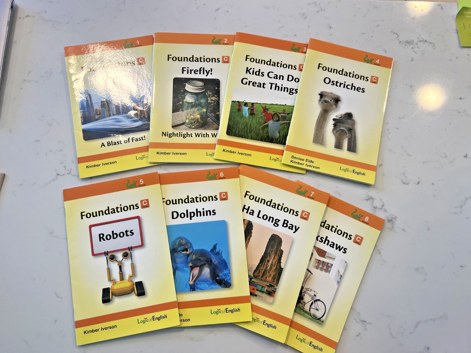 Logic of English Foundations C Readers 8 Books Very Good Condition