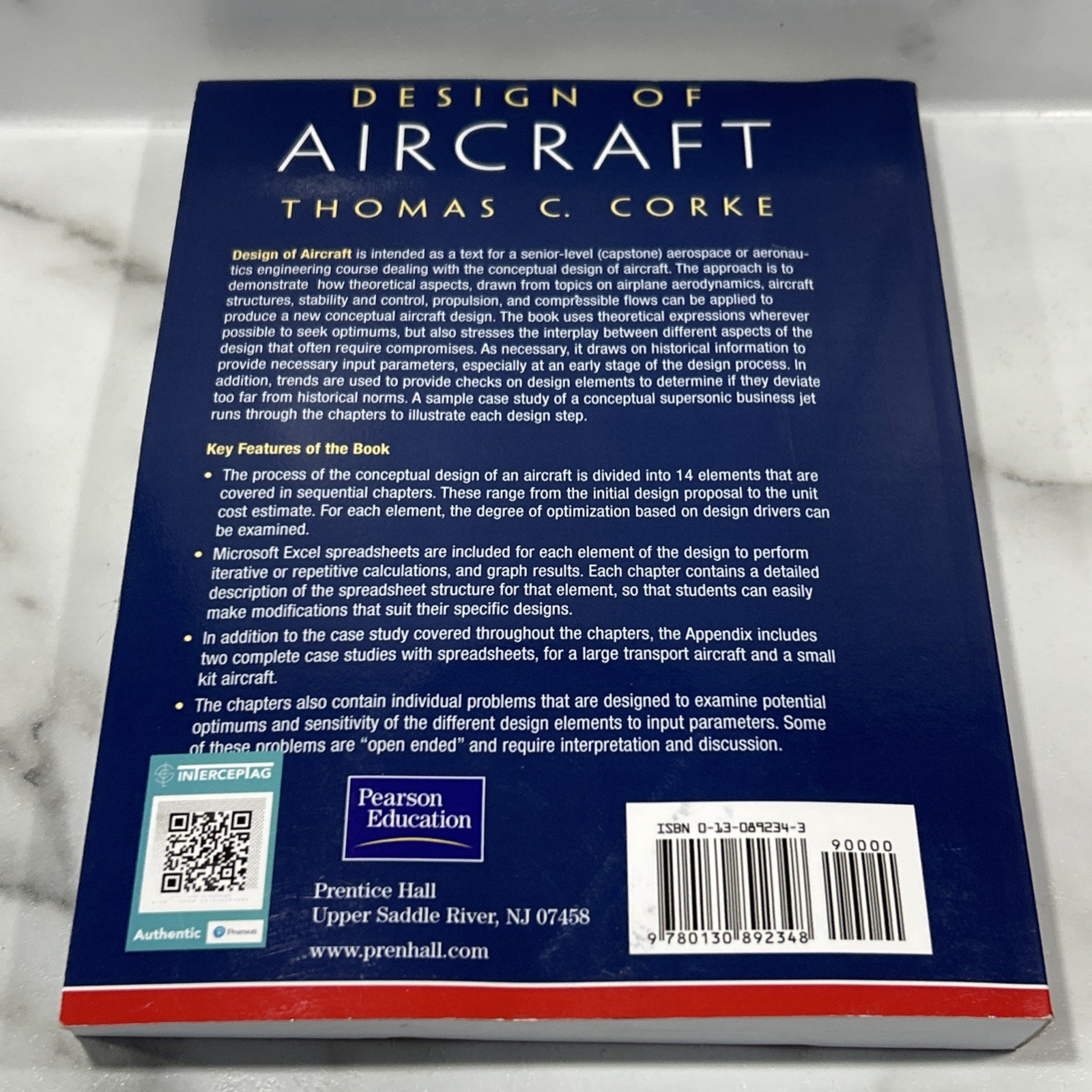 Design of Aircraft by Thomas Corke (English) Paperback Book “ Read Description”