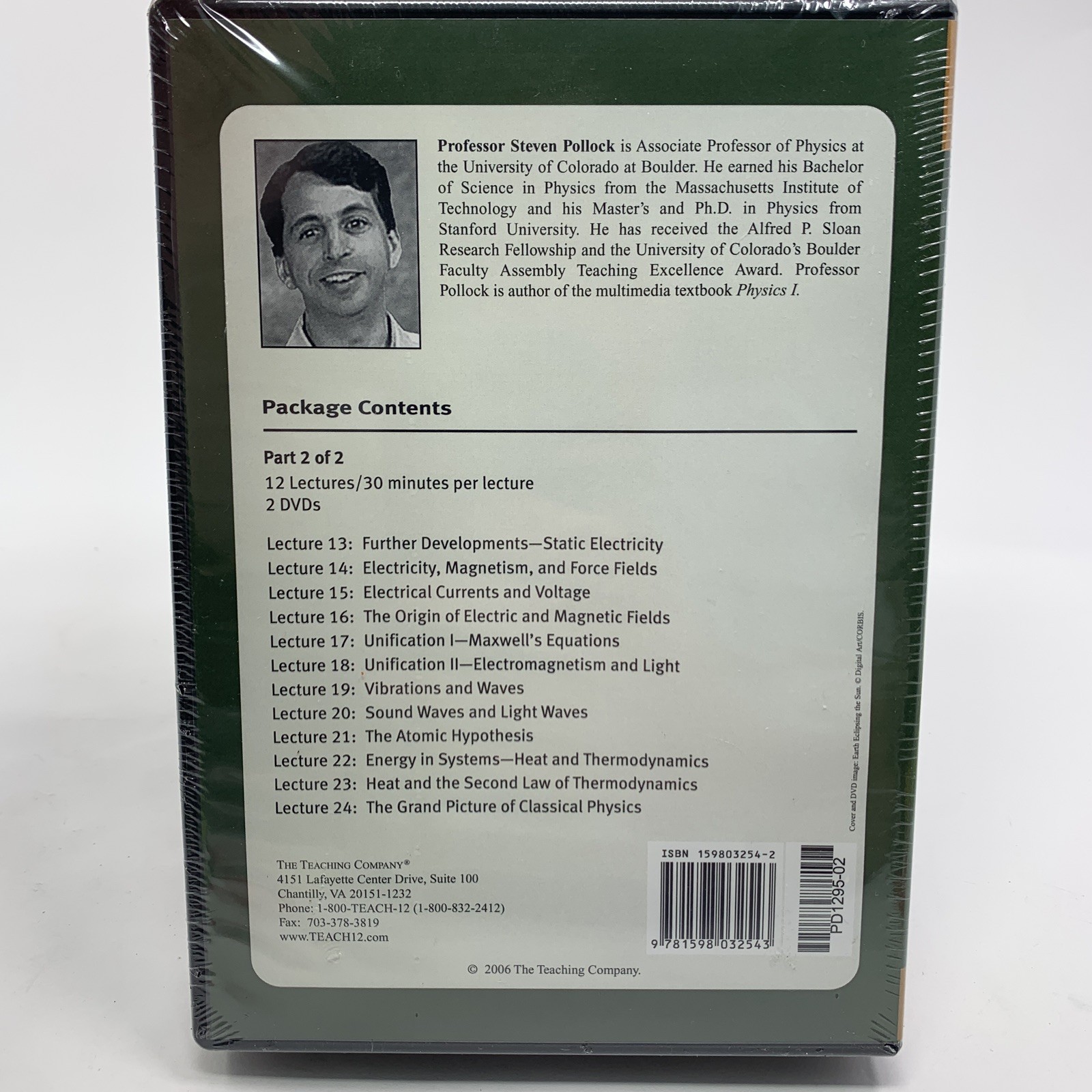 The Great Courses: Great Ideas of Classical Physics DVDs + Guidebook Sealed
