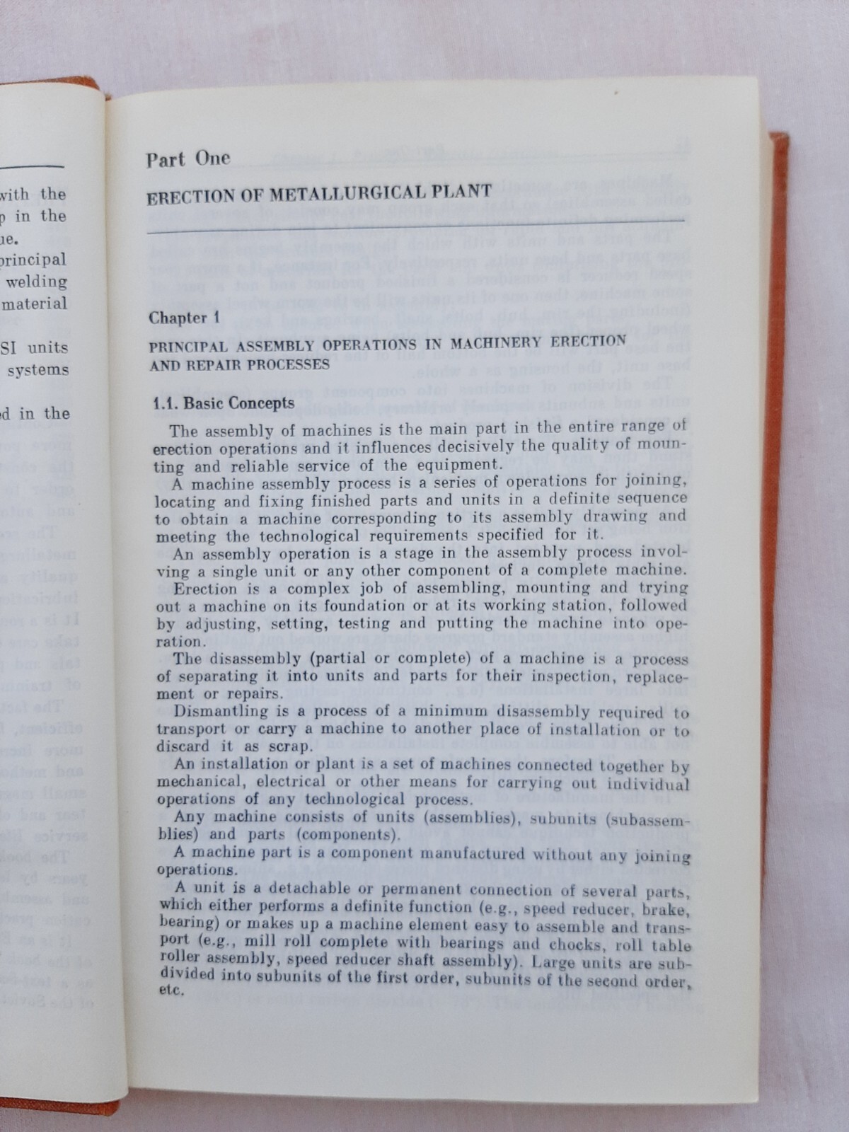 Erection and Operation of Metallurgical Plant by N. Kasatkin, 1975. Hardcover