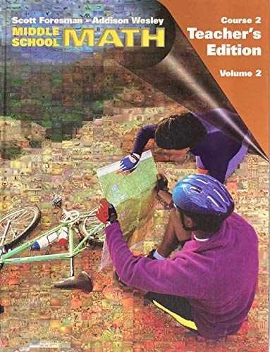 Middle School Math (Scott – Hardcover, by Randall I. Charles; – Acceptable