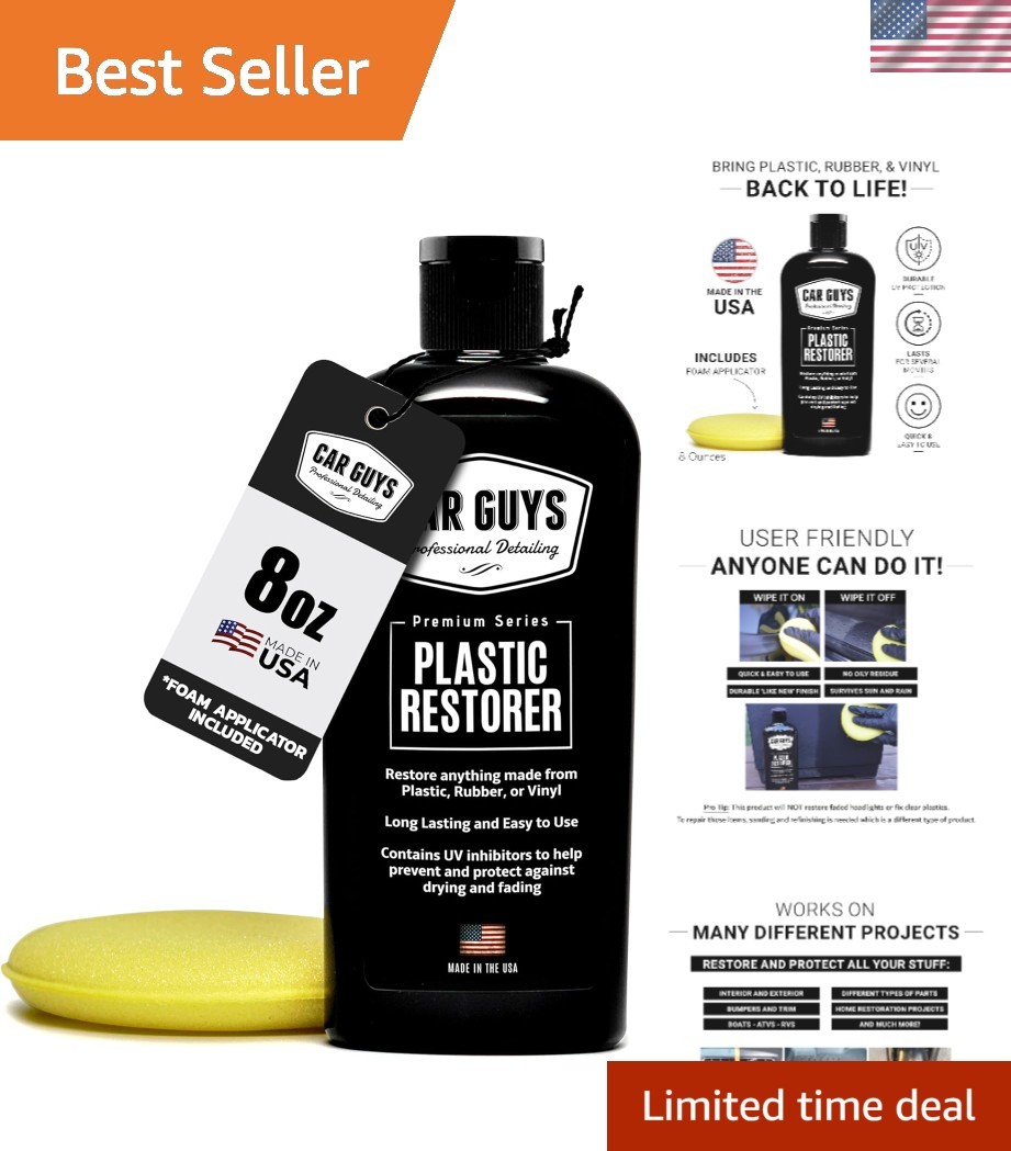 Plastic Restorer – 8 Oz – Black
