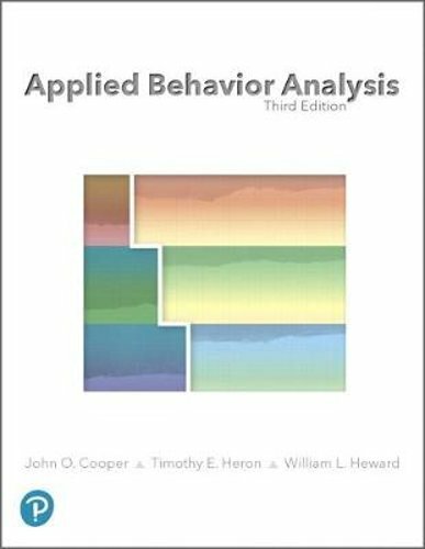 Applied Behavior Analysis by John Cooper: New