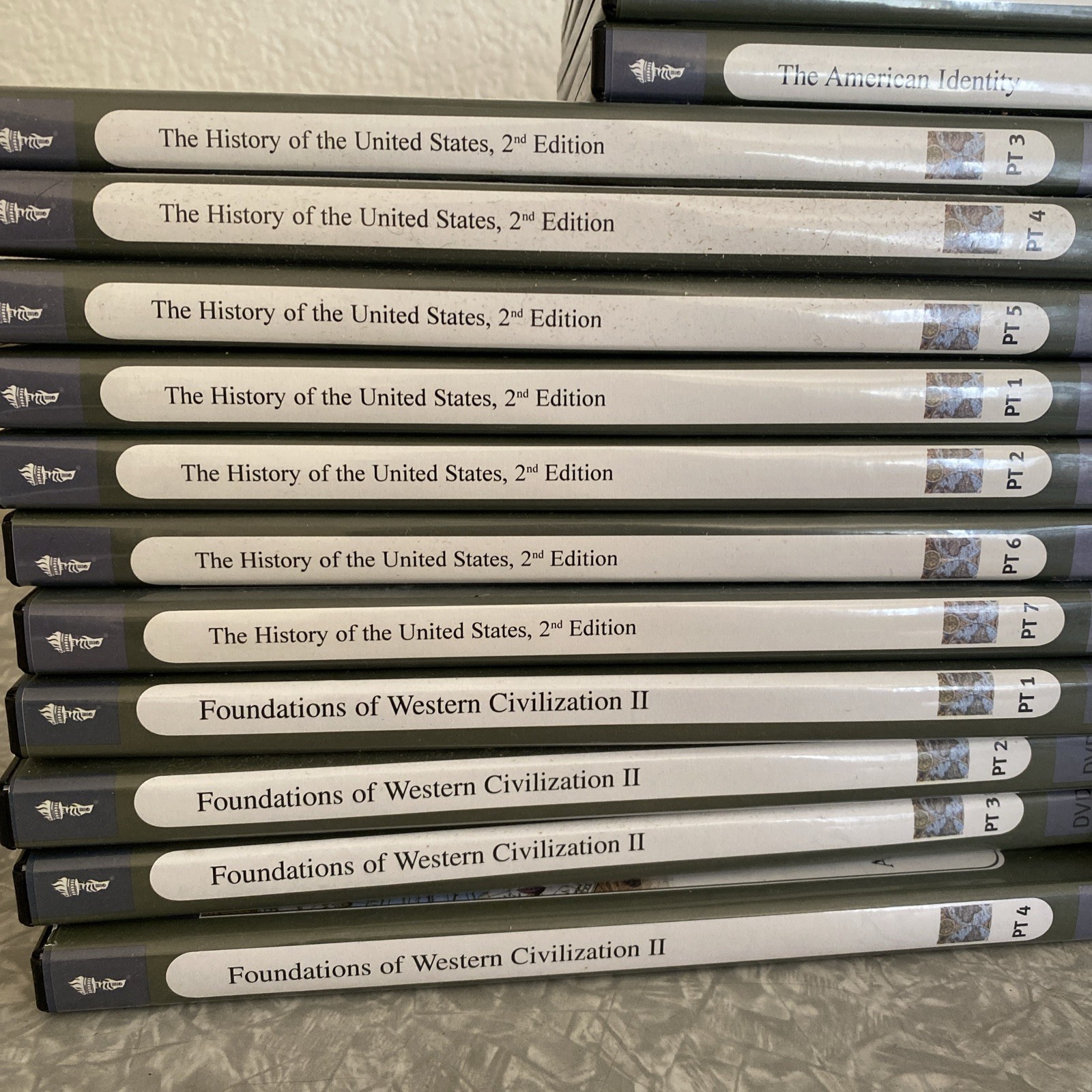 60-Disc The Great Courses DVD + Book Lot History of United States, Science, USA