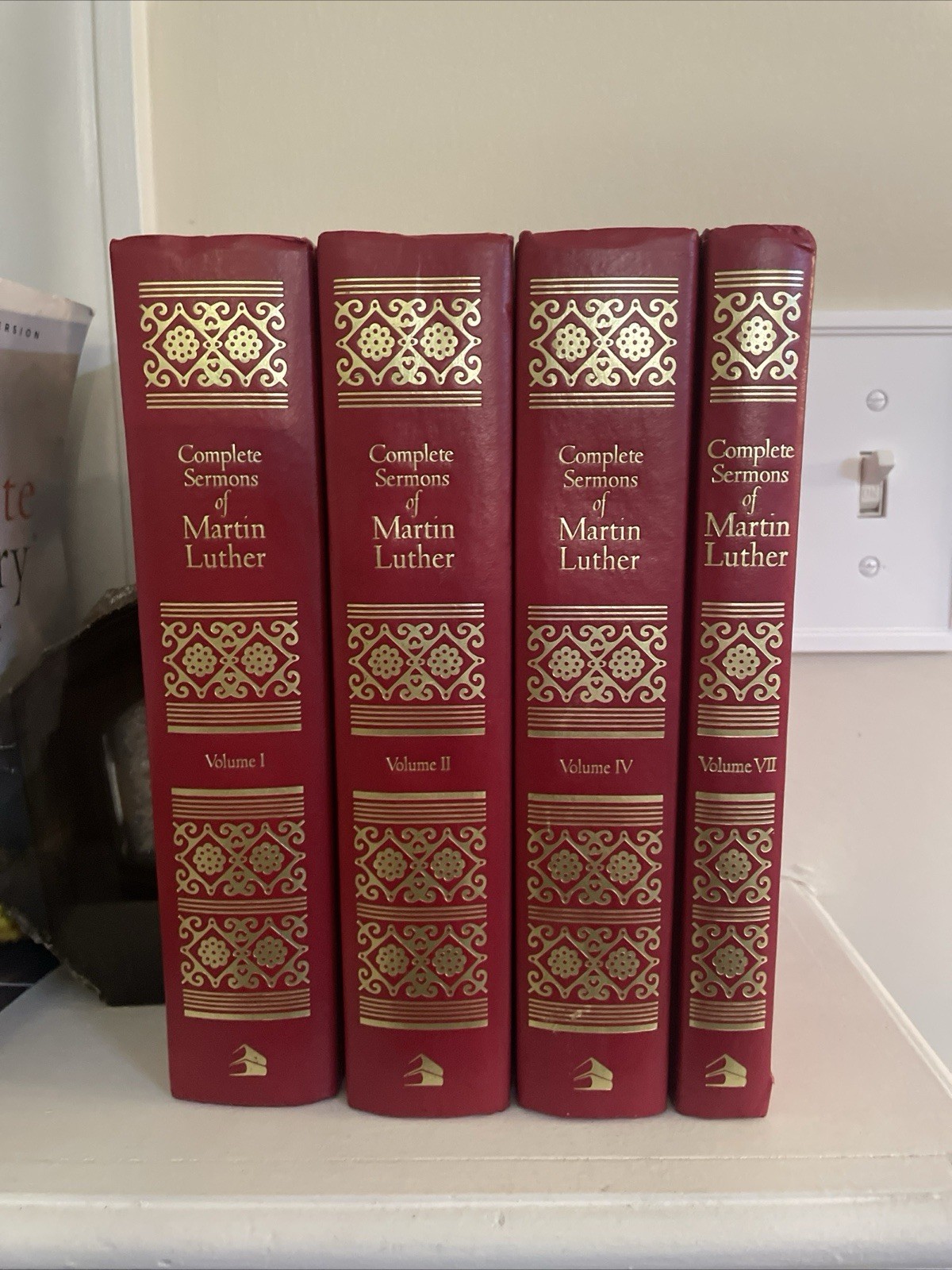 Complete Sermons of Martin Luther Vol 1-2-IV-VII Hardcover Set Baker Books RARE