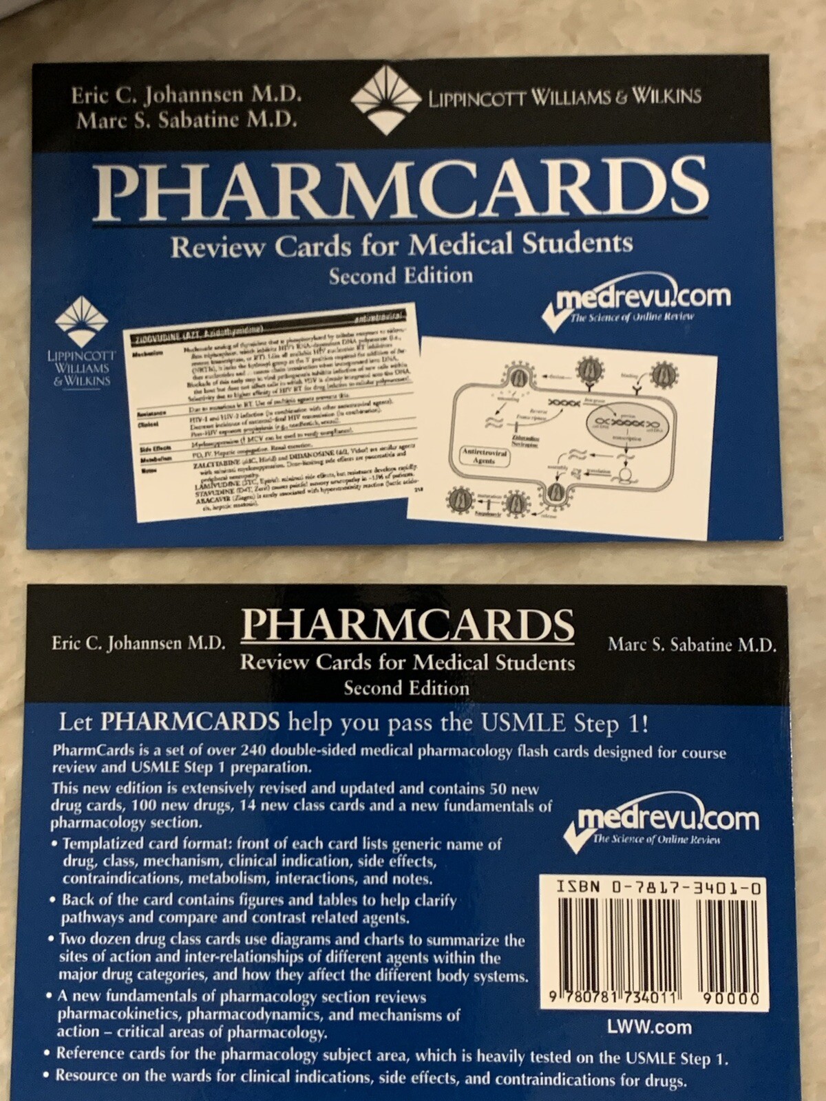 Pharmcards: Review Cards for Medical Students (2nd Edition) PERFECT + MY CARDS