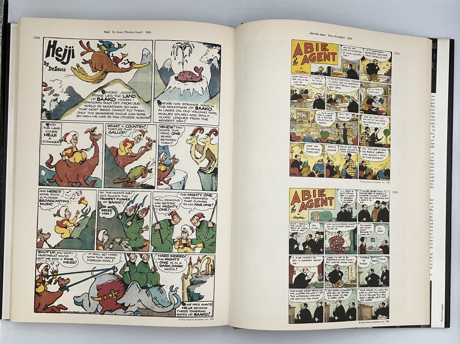 Vintage Smithsonian Collection Of Newspaper Comics Blackbeard HC Black 1977 USA