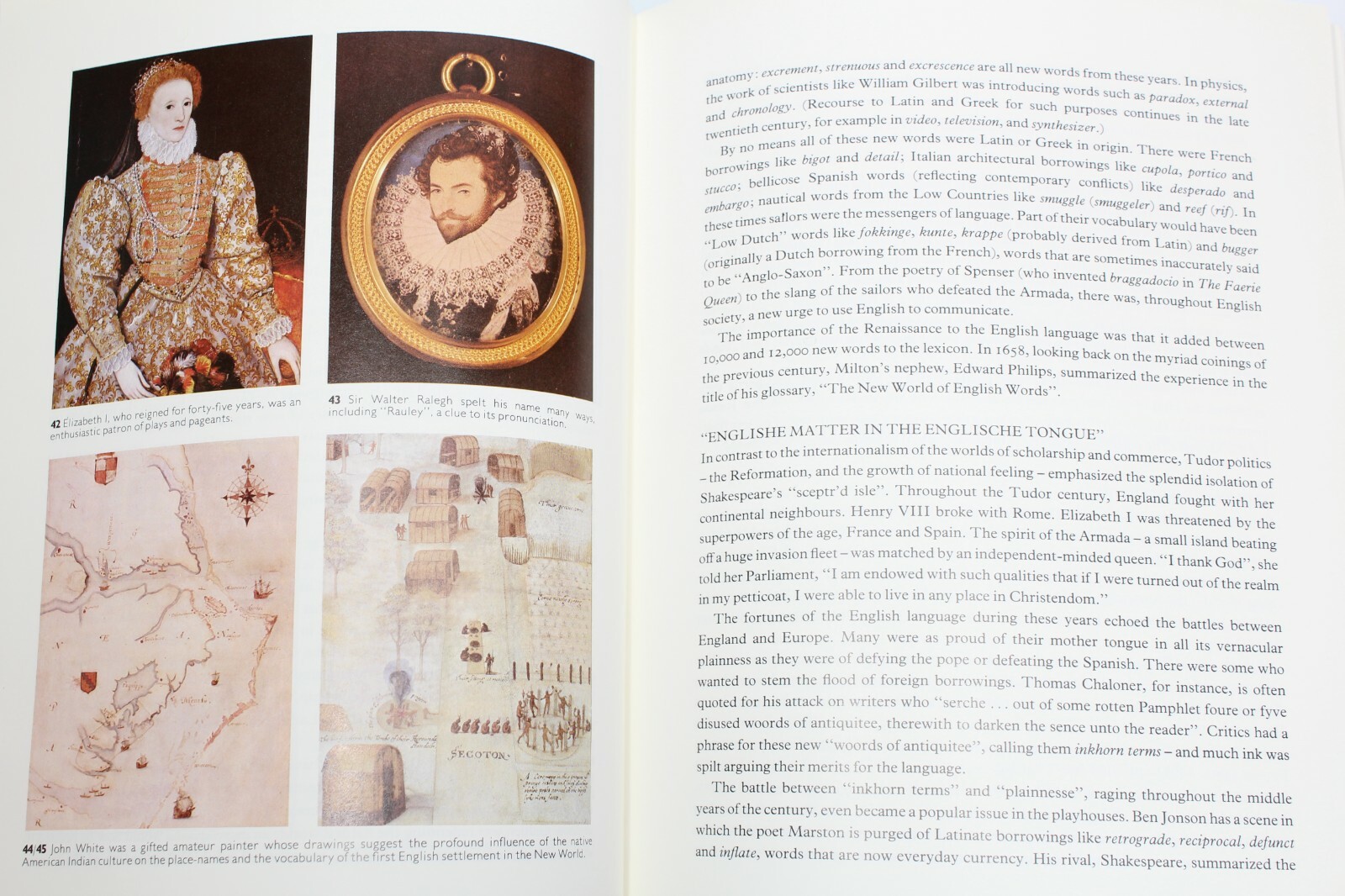 The Story of English Hardcover Book by Robert McCrum First Edition 1986