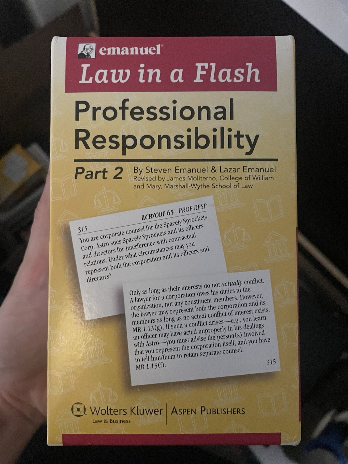 Law in a Flash Cards Ser.: Law in a Flash : Professional Responsibility by…