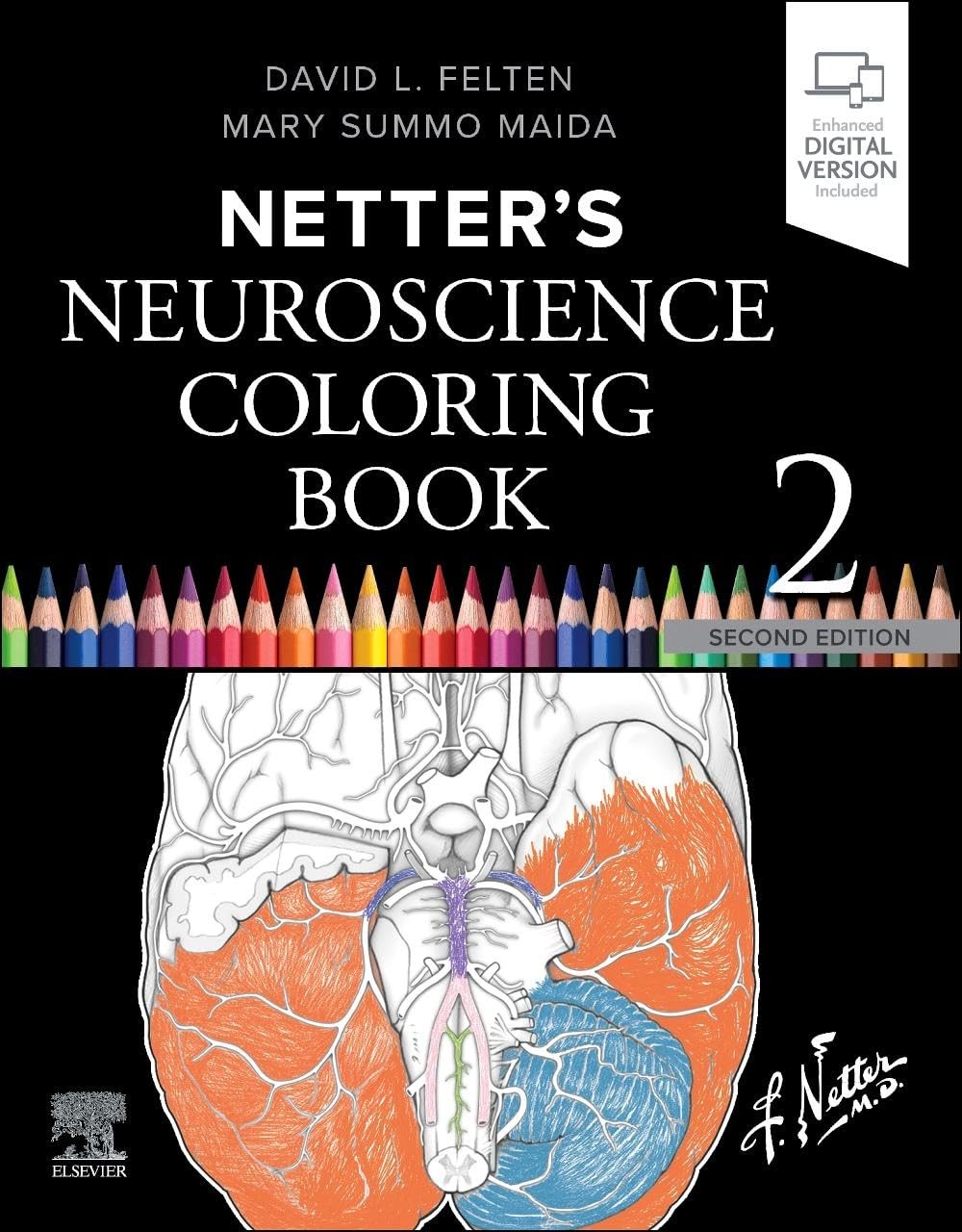 Netters Neuroscience Coloring Book Netter Basic Science