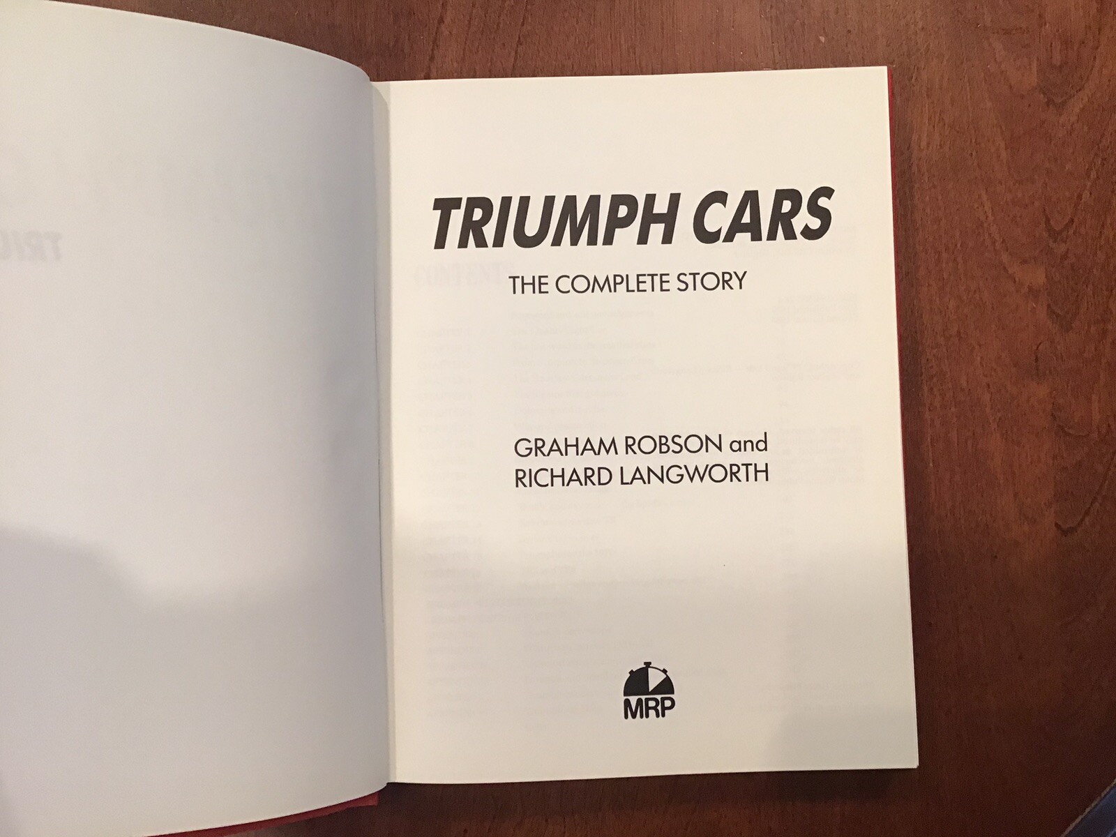 Triumph Cars : The Complete Story by Graham Robson and Richard M. Langworth…