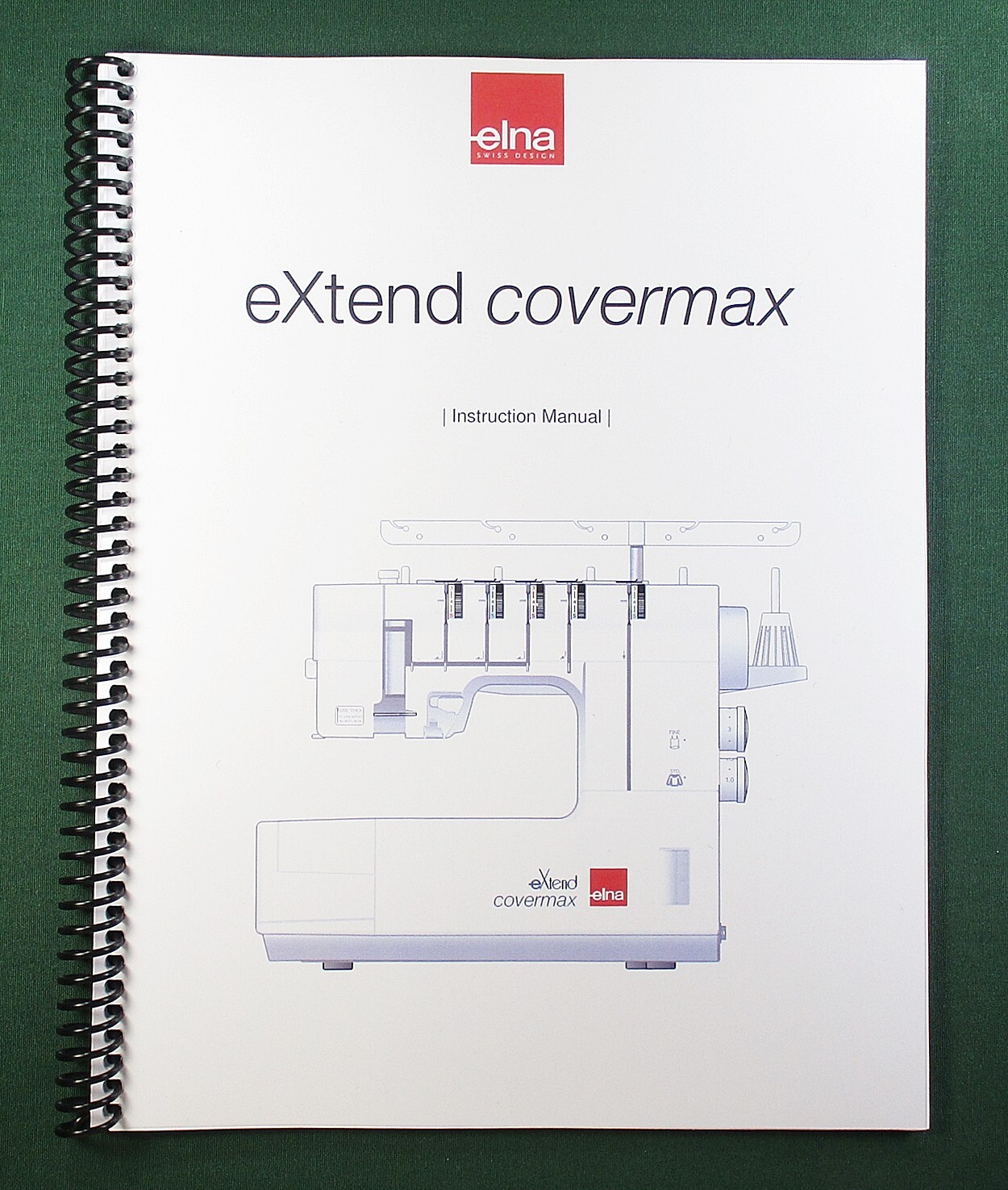 Elna Extend Covermax Instruction Manual: 50 Pages & Protective Covers!