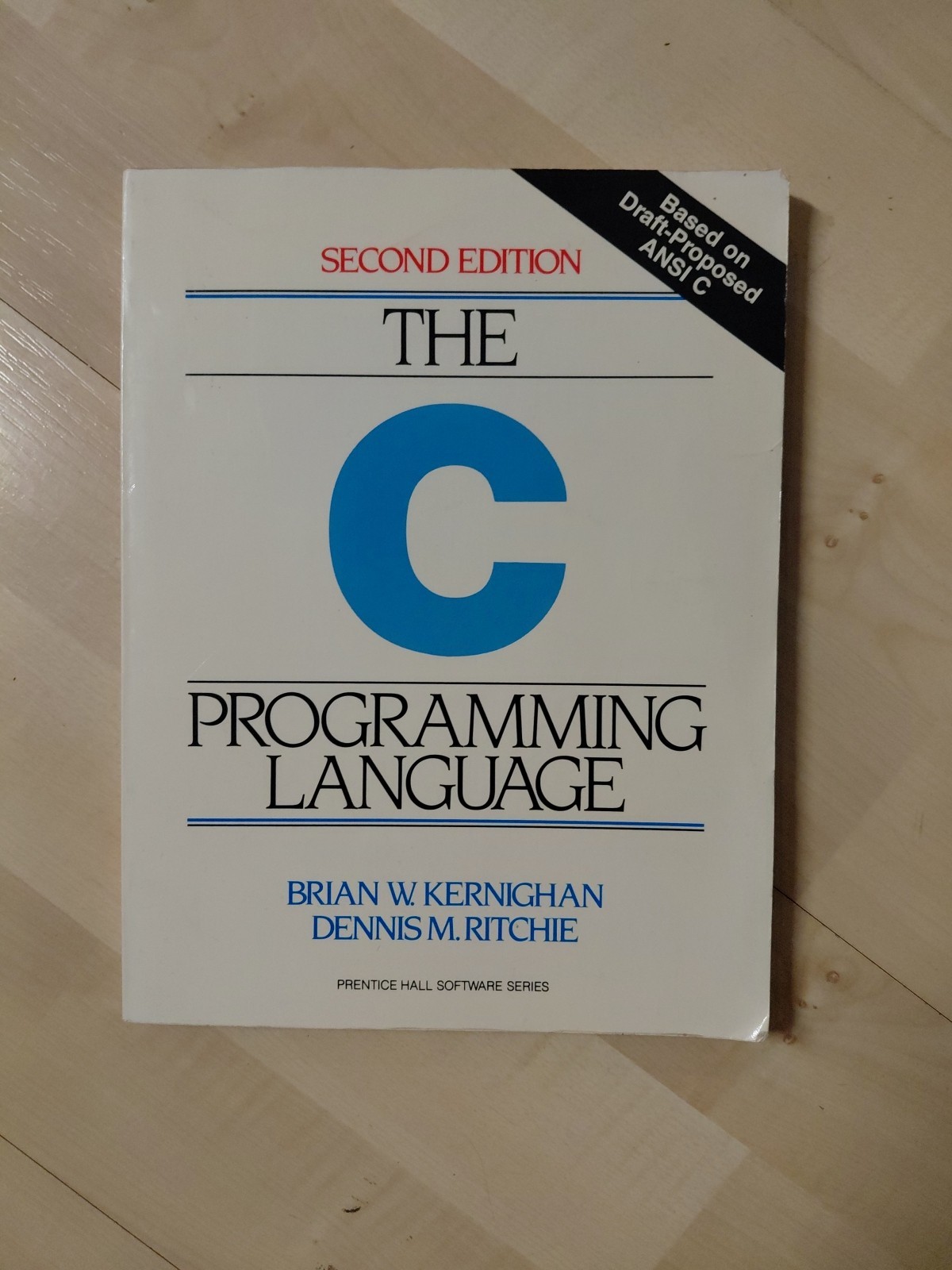 The C Programming Language by Brian Kernighan and Dennis Ritchie (1988 free ship
