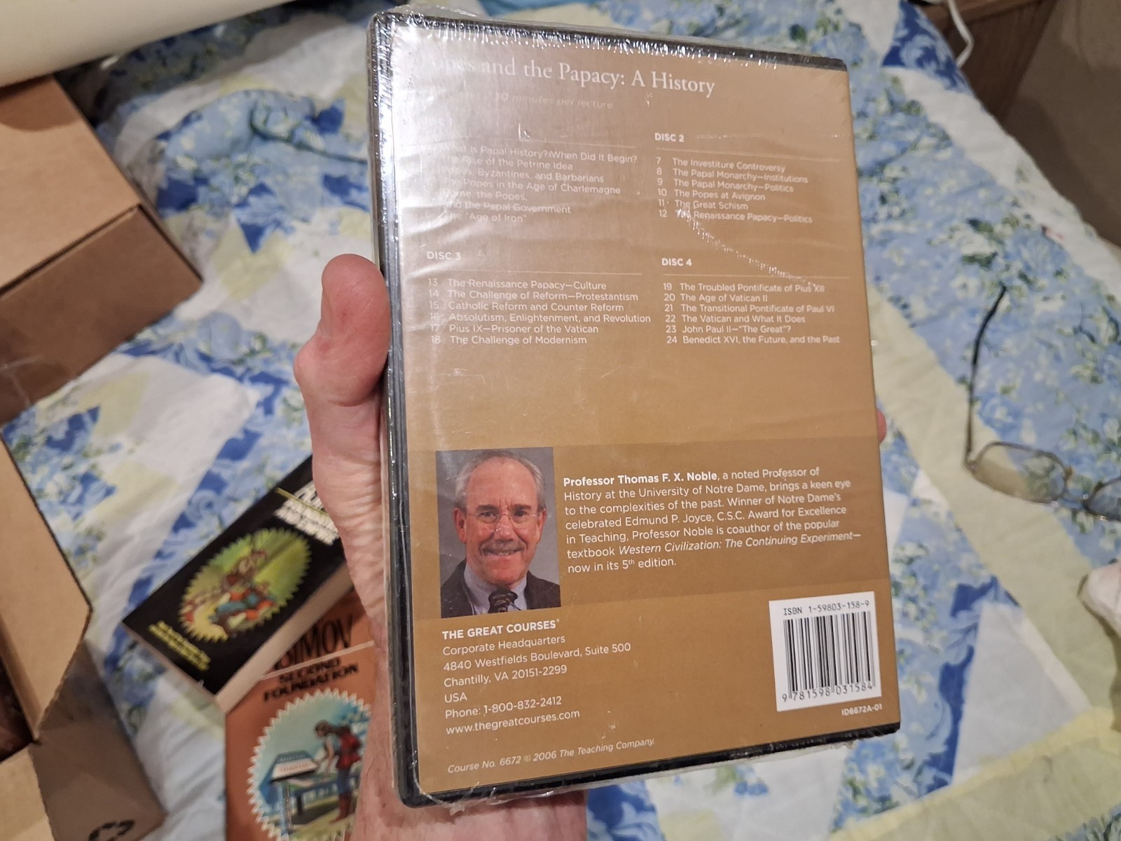 The Great Courses – Popes and the Papacy: A History – 4 DVDs + Guidebook – New