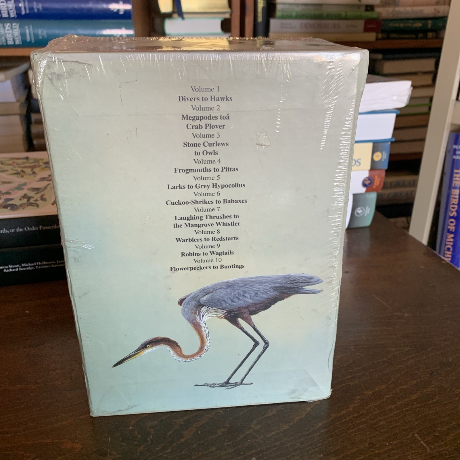 Handbook of the Birds of India and Pakistan Ripley Ali 10 Vol Box Set SEALED