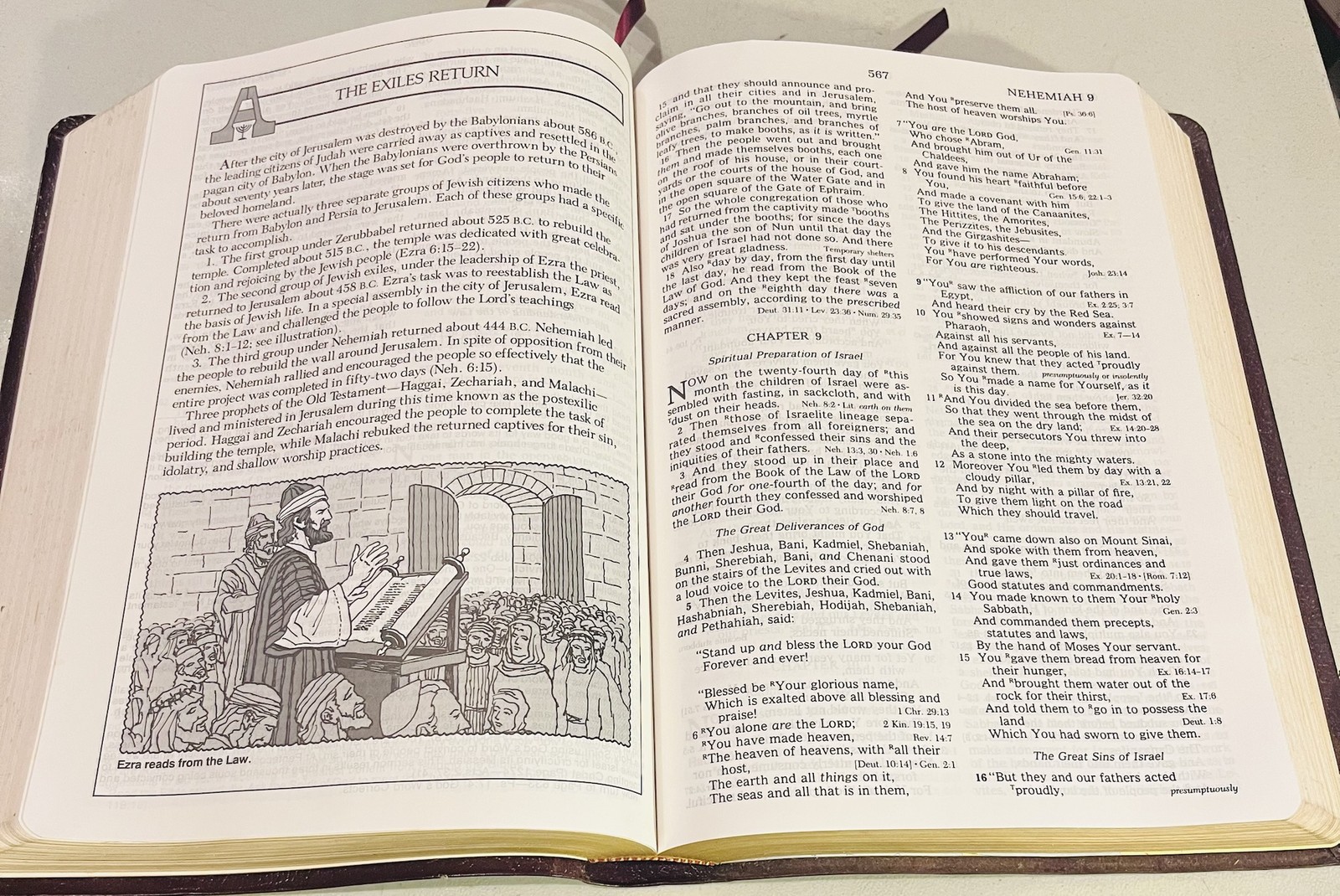 Faith Partners New Open Bible Large Print Edition: Nkjv Old and New Testaments
