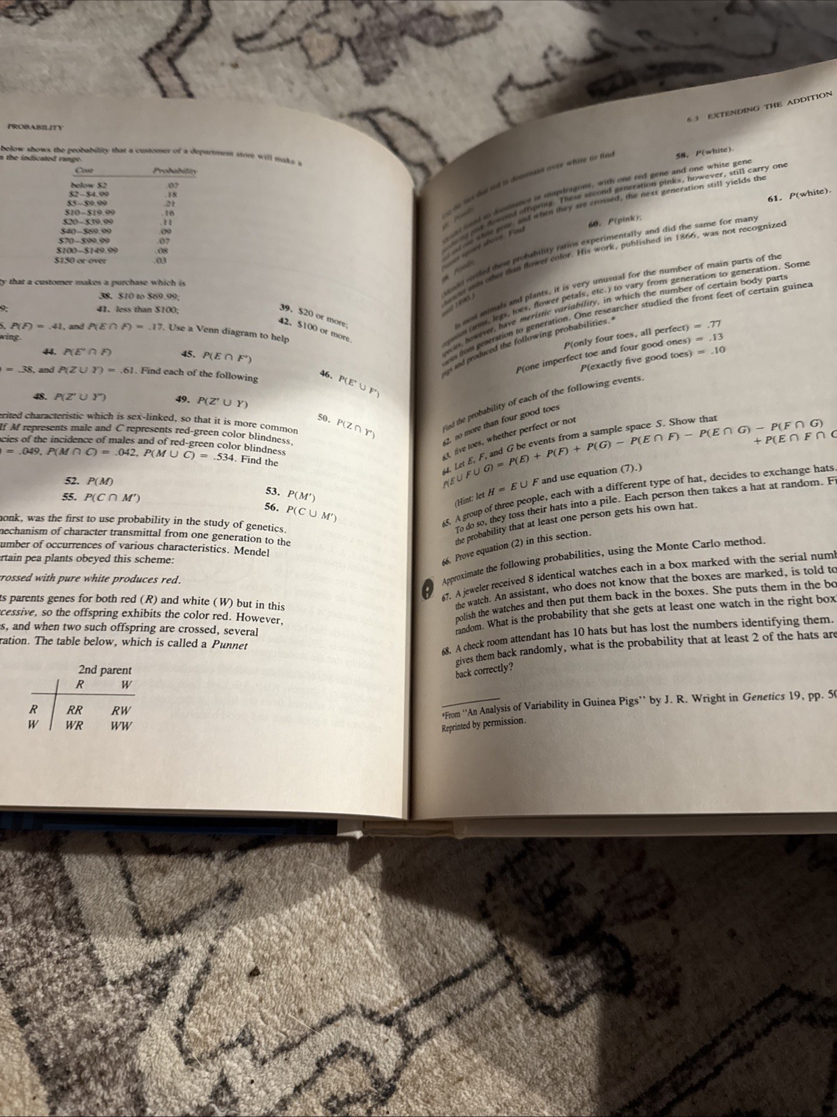 Finite Mathematics By Margaret L. Lial & Charles Miller – 1985 Textbook HC