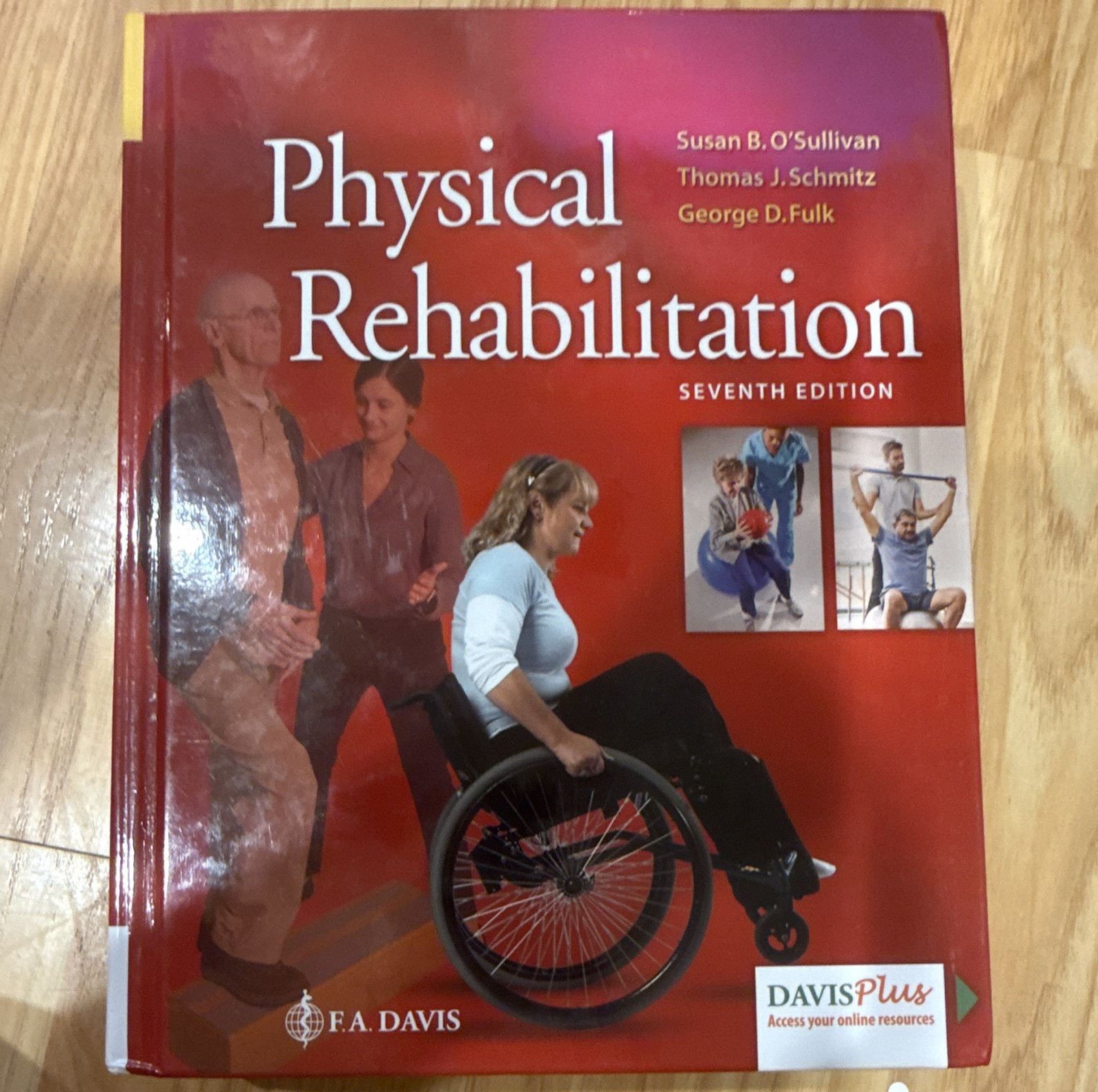 F.A. Davis Physical Rehabilitation 7th Ed Hardcover O’Sullivan Schmitz Fulk 2019