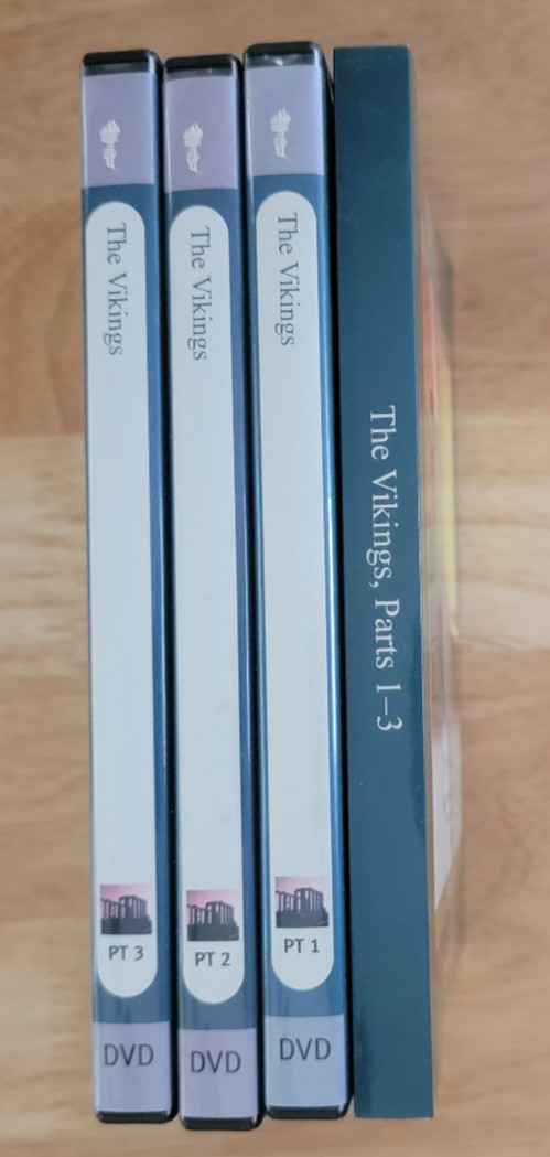 The Great Courses: The Vikings Parts 1-3 DVD’s & Course Guidebook