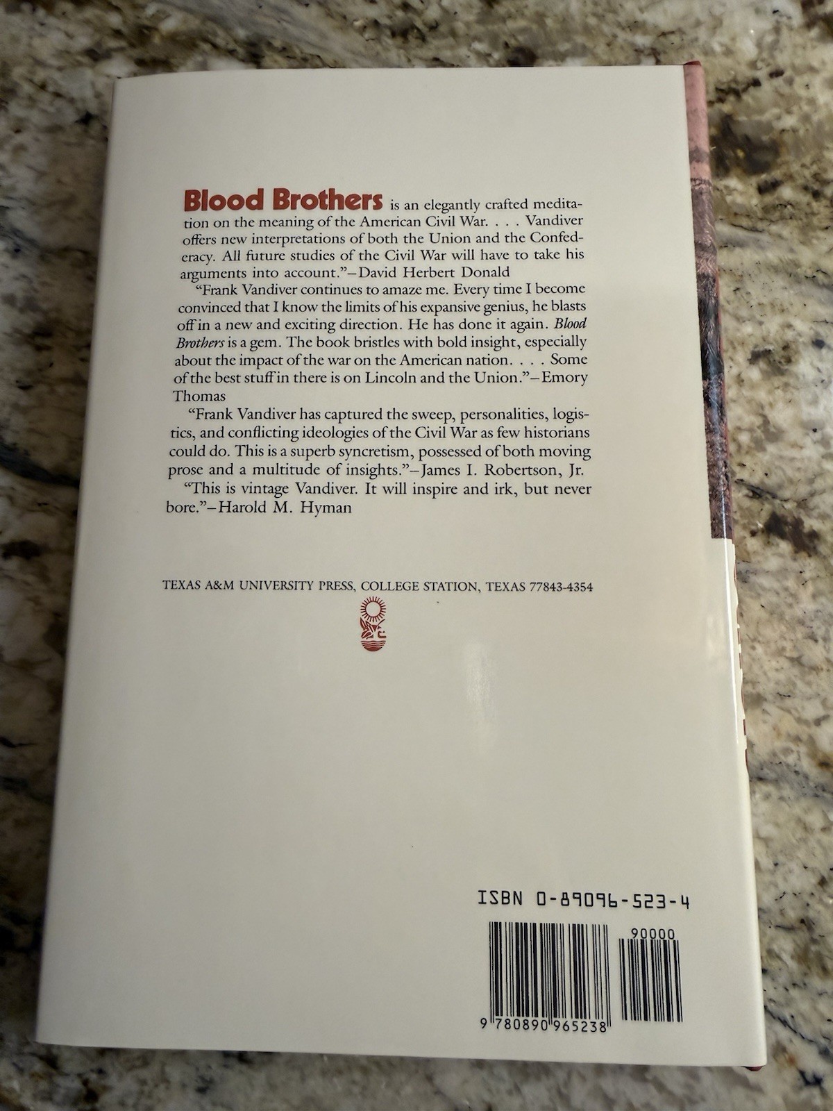 Blood Brothers: A Short History Of The Civil War by Frank E. Handover