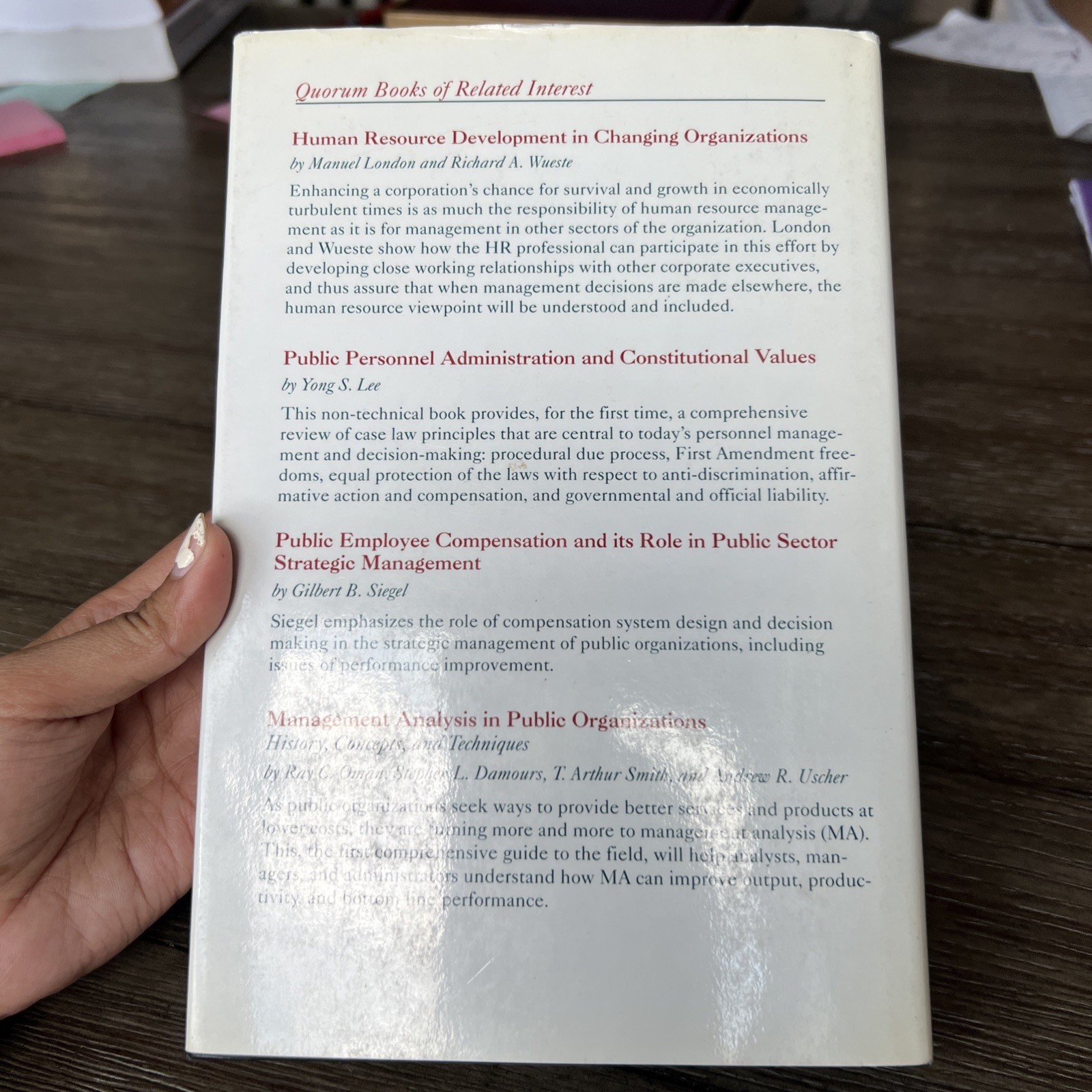 SIGNED — Public Management in Lean Years : Operating in a Cutback Manageme