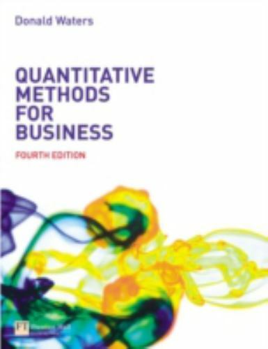 Quantitative Methods for Business by Waters, Donald