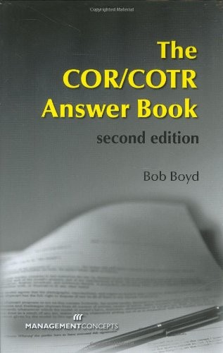 The COR/ COTR Answer Book