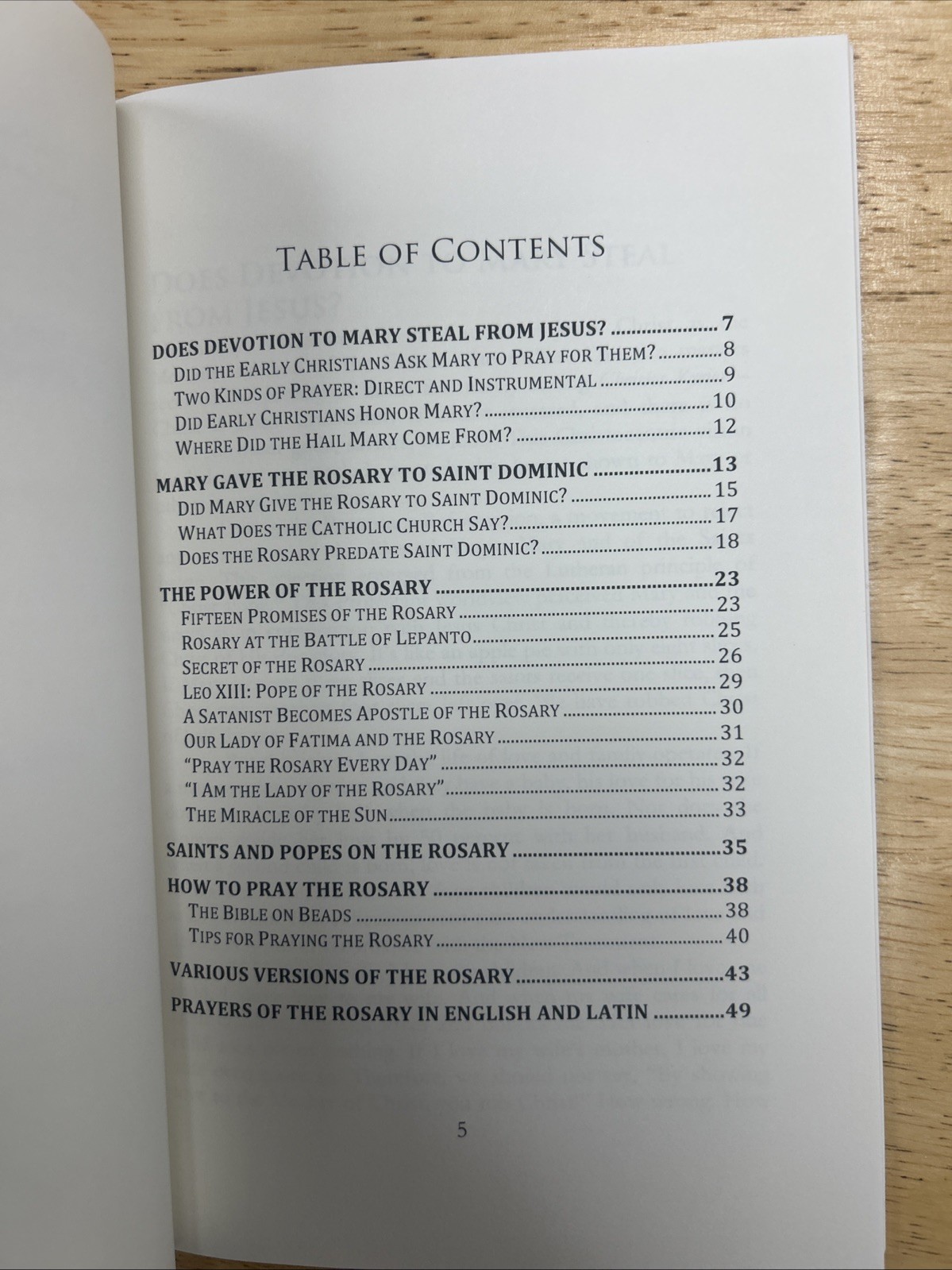 The Rosary in 50 Pages : The Layman’s Quick Guide to Mary’s Psalt