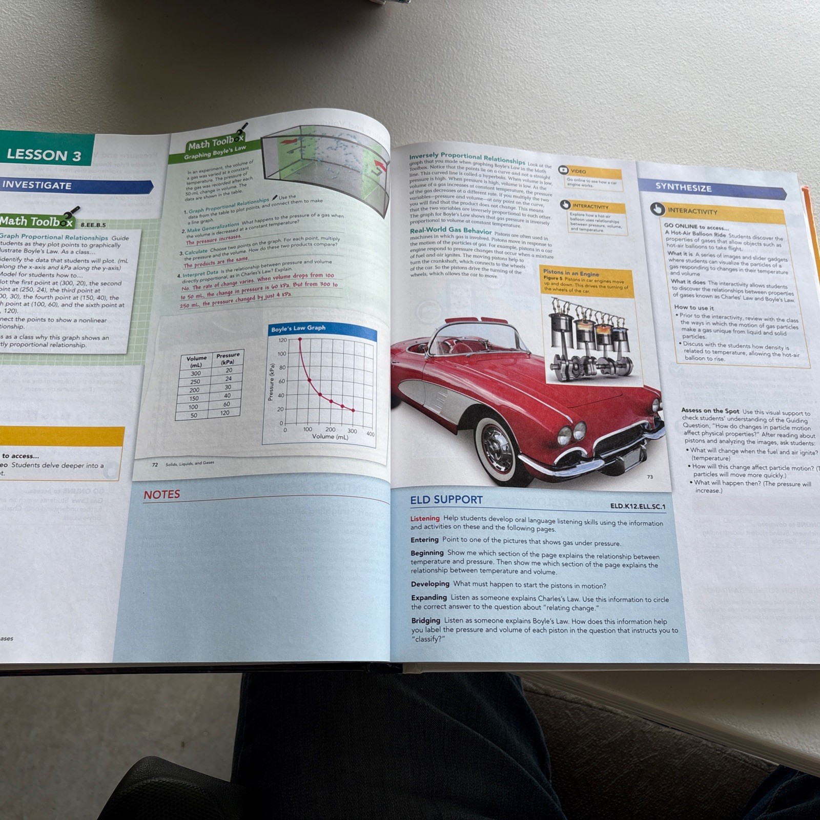 Elevate Science Grade 6 Course 1 Teacher Edition, Work Book and Notebook 2019