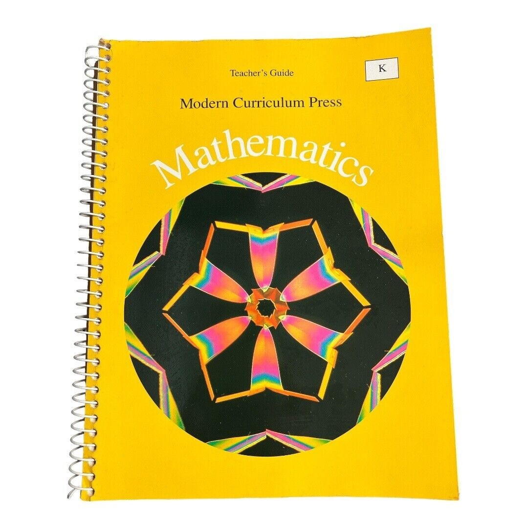 MCP Mathematics Level K Teachers Guide Grade K 1994 Spiral Bound Homeschool W101